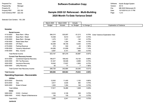 01-MTD Variance Detail